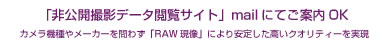 raw撮影サンプルサイトはお問い合わせ下さい。